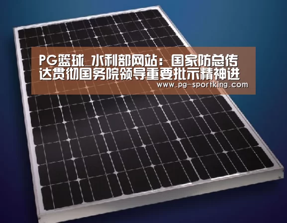 PG篮球_水利部网站:国家防总传达贯彻国务院领导重要批示精神进一步安排部署防汛抗洪工作(图3) PG足球